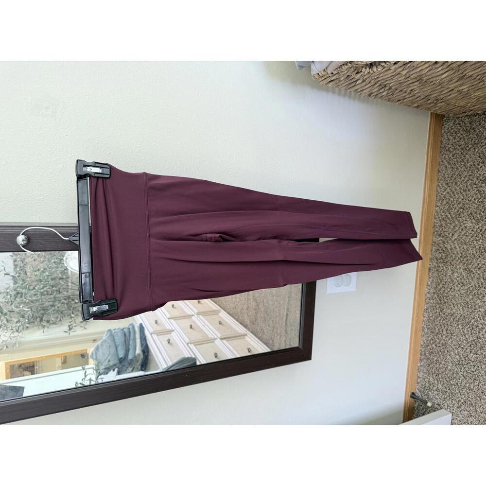 Colorfulkoala High Waist Leggings in Burgundy XS
